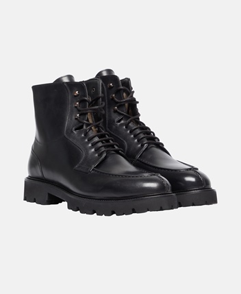 Leather dress shoes