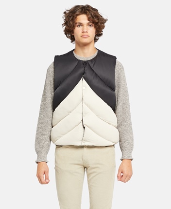 Padded chevron vest
