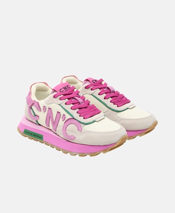 Platform logo sneakers