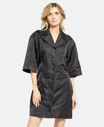 Button shirt dress