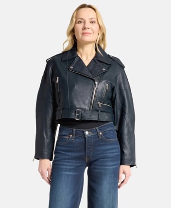 Leather biker jacket Eachxother