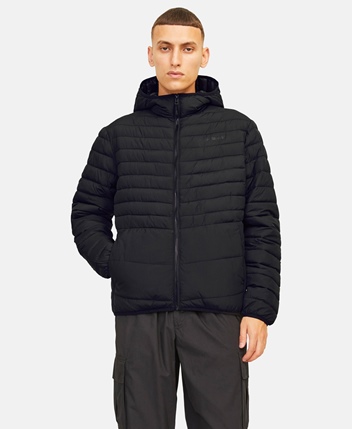 Padded hooded jacket