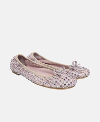 Embellished ballet flats