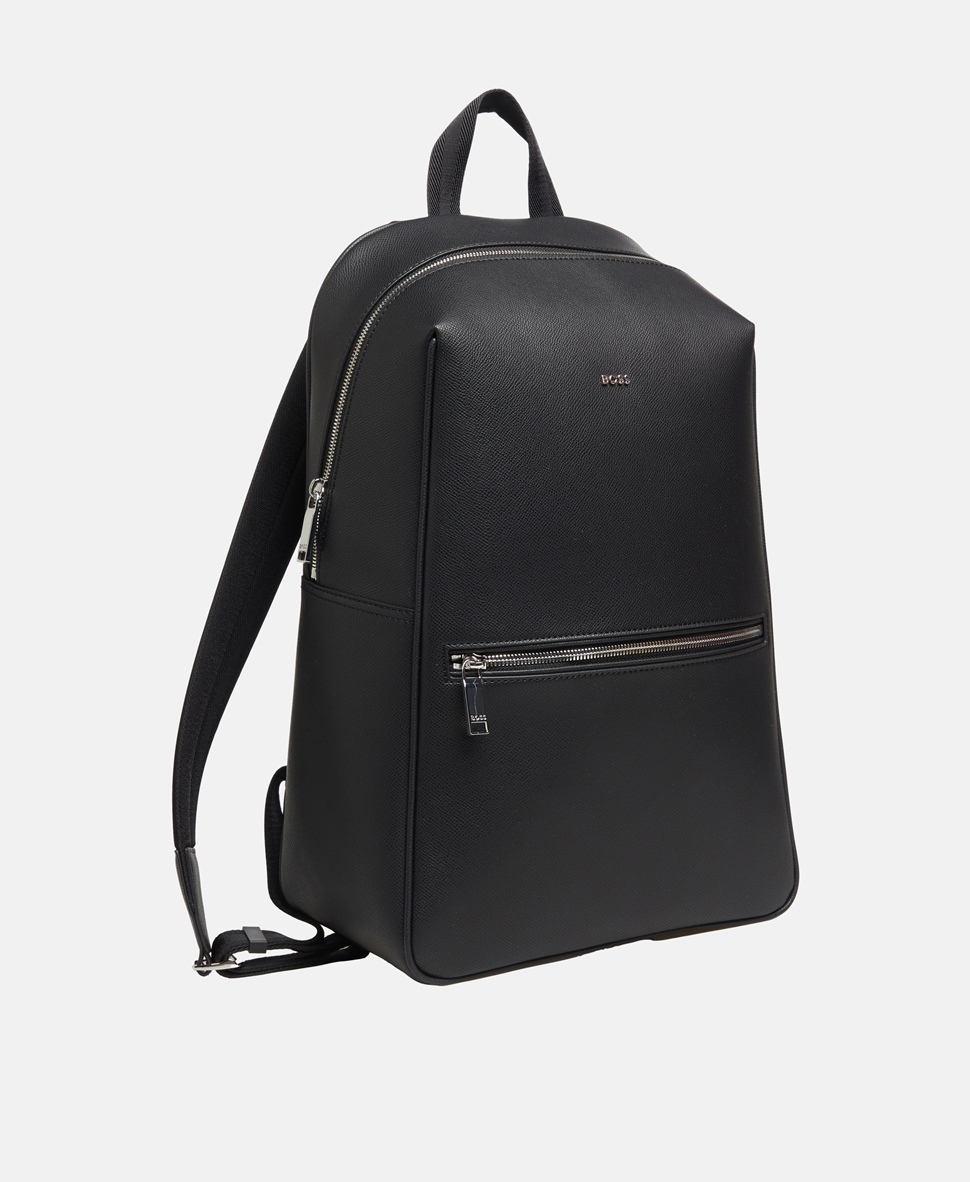 Leather backpack